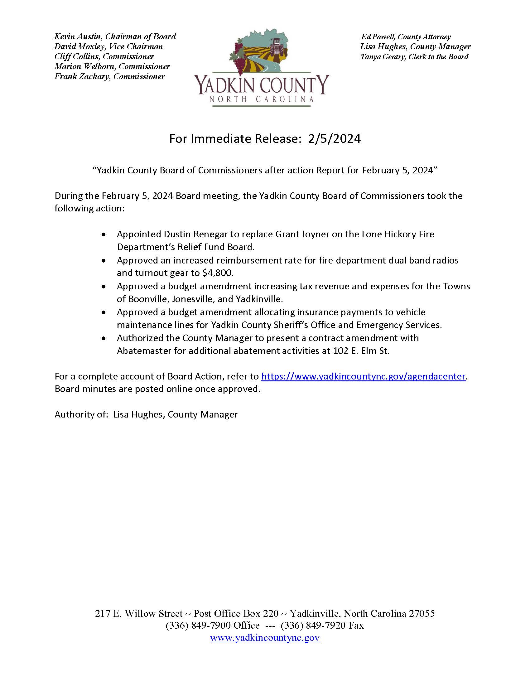 After Action Report 2-5-24