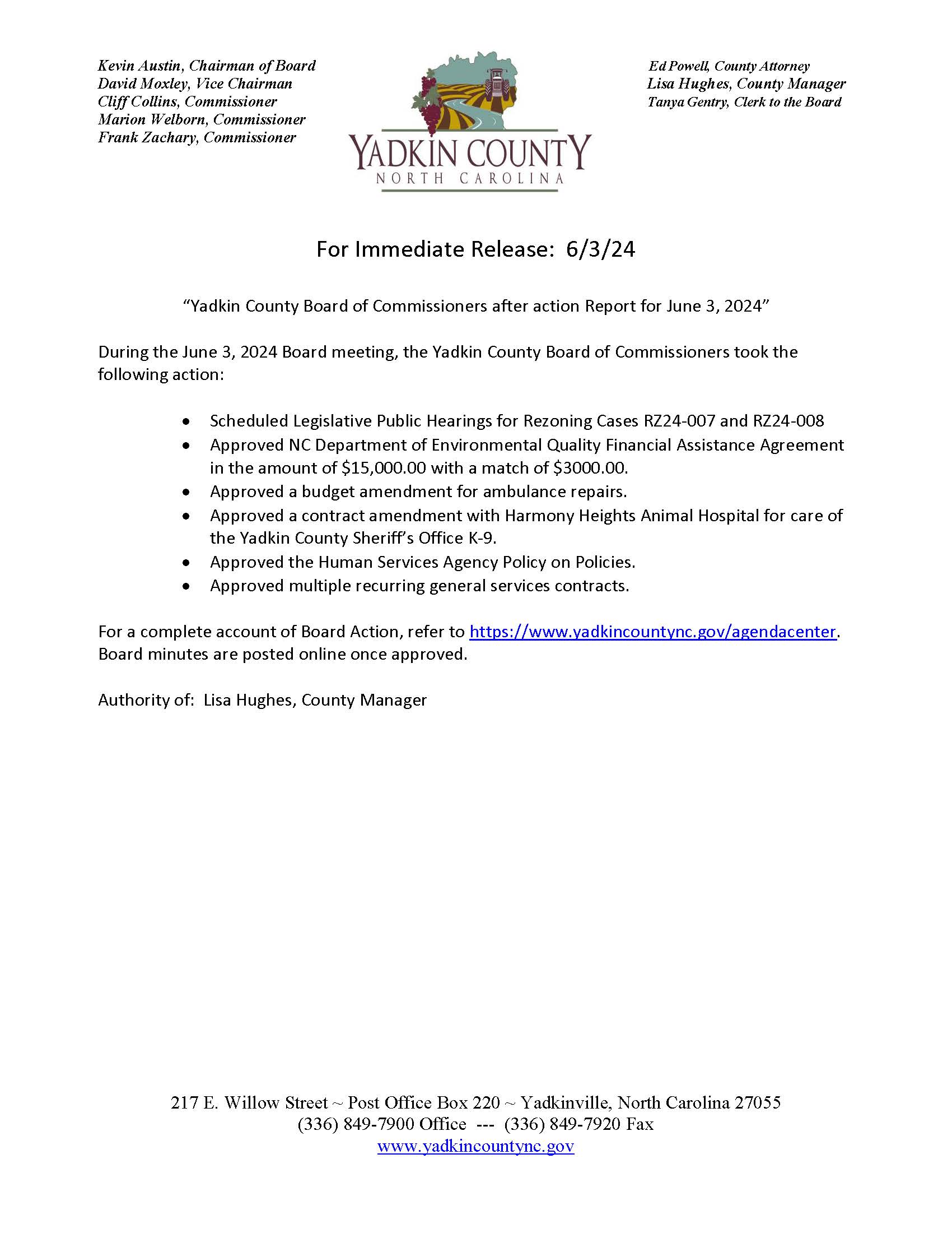 After Action Report 6-3-24