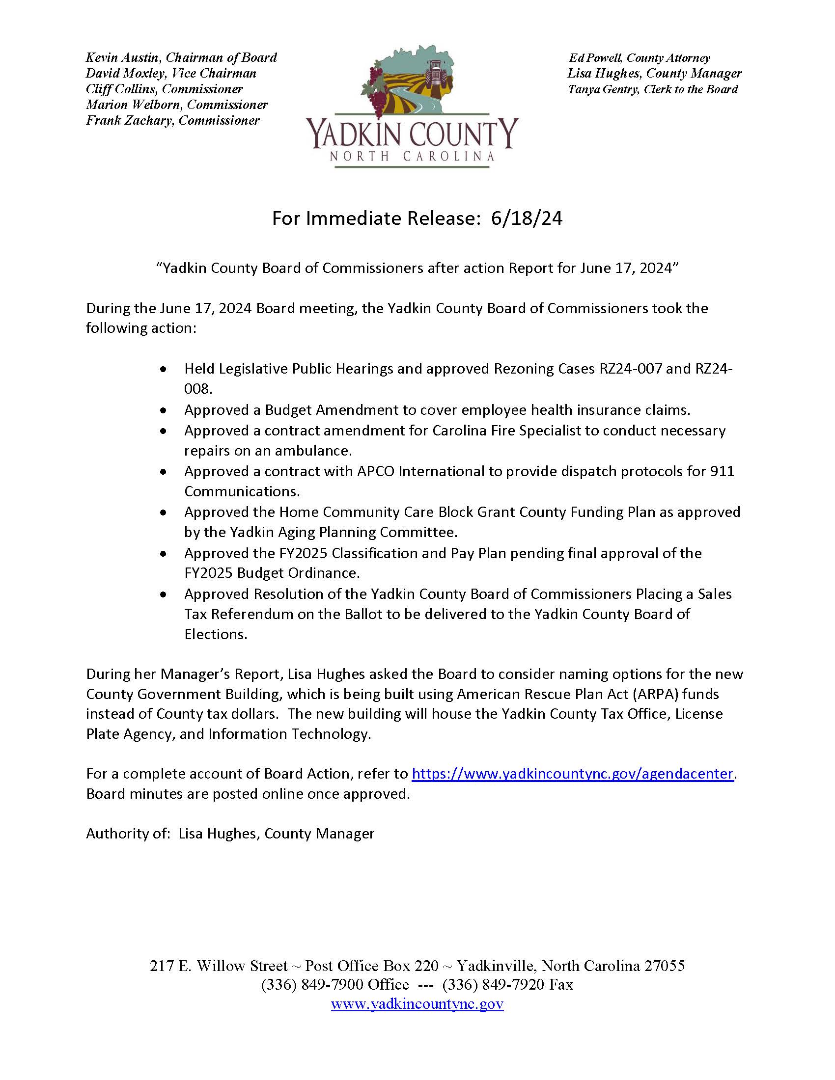 After Action Report 6-17-24